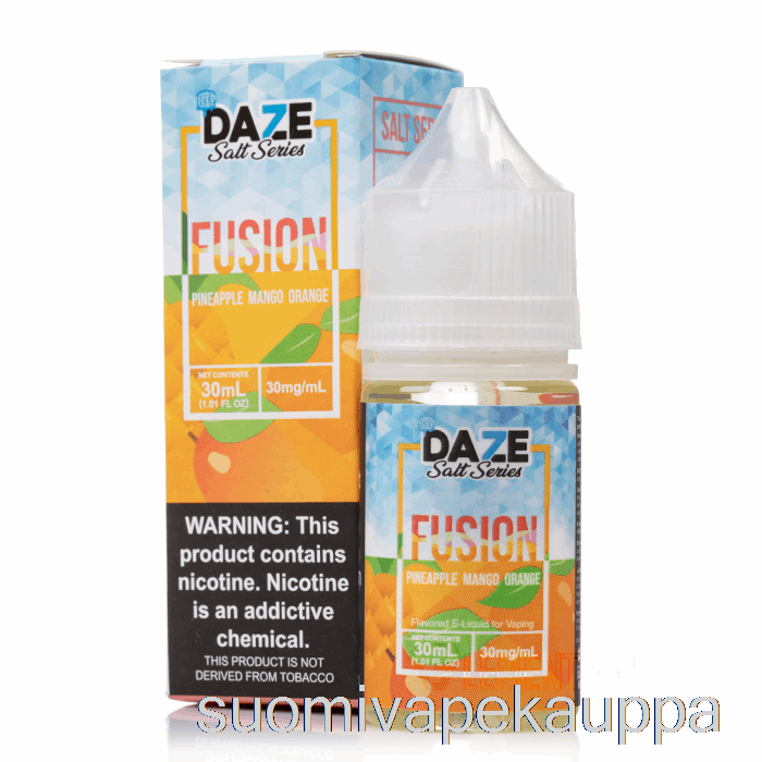 Vape Netistä Jäinen Ananas Mango Appelsiini - 7 Daze Fuusiosuolaa - 30ml 50mg